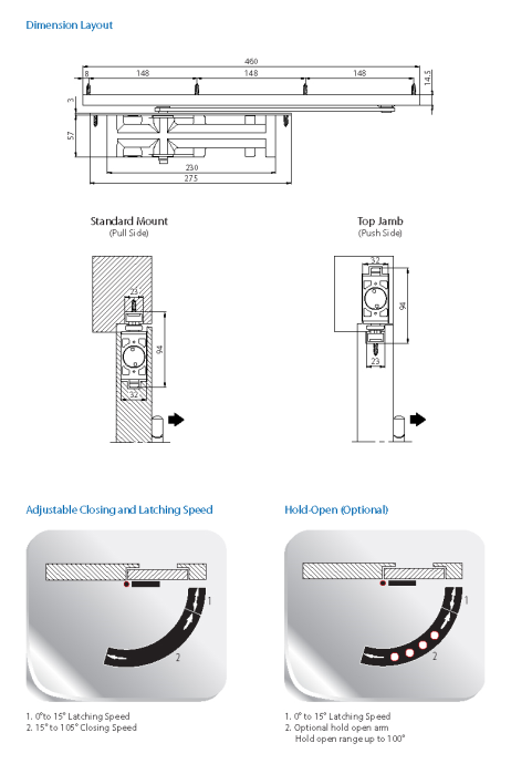 Atena 380 Concealed Door Closer - Image 2