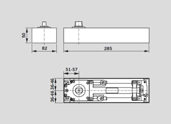 Dormakaba BTS 75V Floor Spring - Image 3