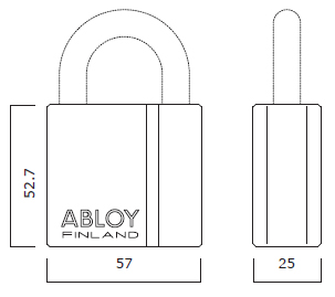 Abloy PL341 Padlock - Image 2