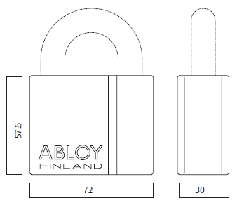 Abloy PL350 Padlock - Image 2