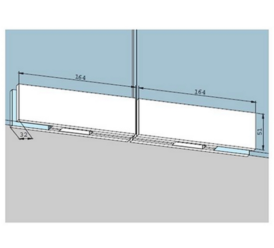 Dormakaba GK 20 Double Overpanel Strike Box - Image 2