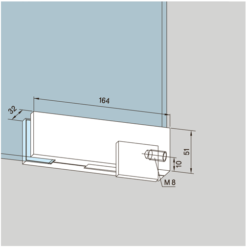 Dormakaba GK30 Single Overpanel Strike - Image 2