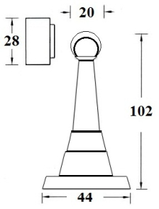 012 SS Magnetic Door Holder (102mm) - Image 2