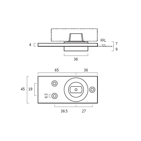 Dorma 7475AX Floor Pivot Bearing - Image 2