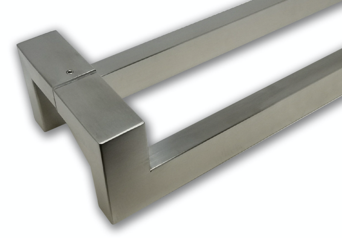 PBS Singapore Stainless Steel 45º Offset Rectangular Pull Handle - Image 3