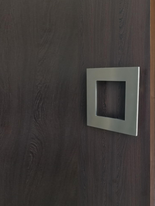 PBS Singapore Stainless Steel Square Solid Plate Pull Handle - Image 2