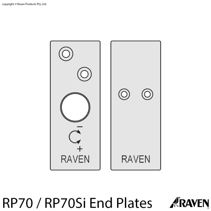 Raven RP70Si Automatic Door Bottom Seal - Image 3