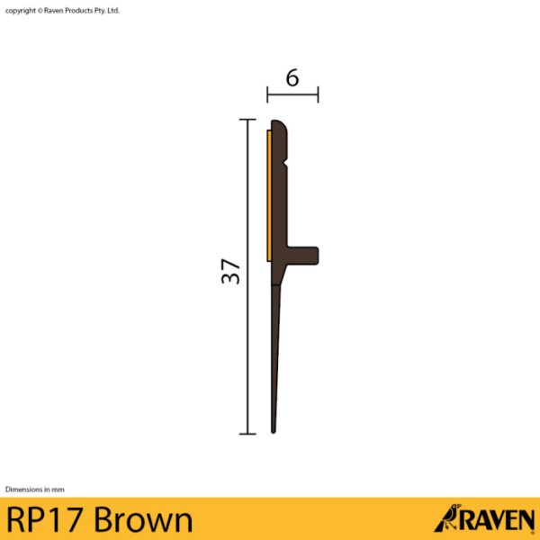 Raven RP17 Door Bottom Sweep Seal - Image 2