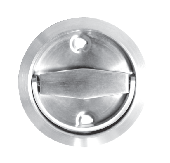 PBS Stainless Steel Edged Cup Handle with Passage Latchset - Image 2