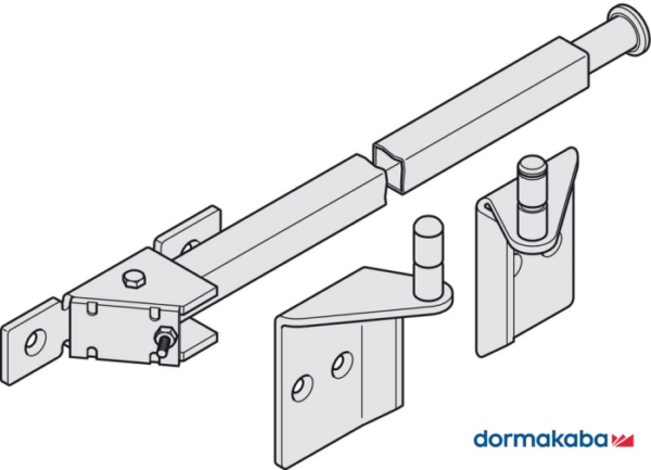 Dormakaba SR390 Surface Door Coordinator - Polyware Pte Ltd