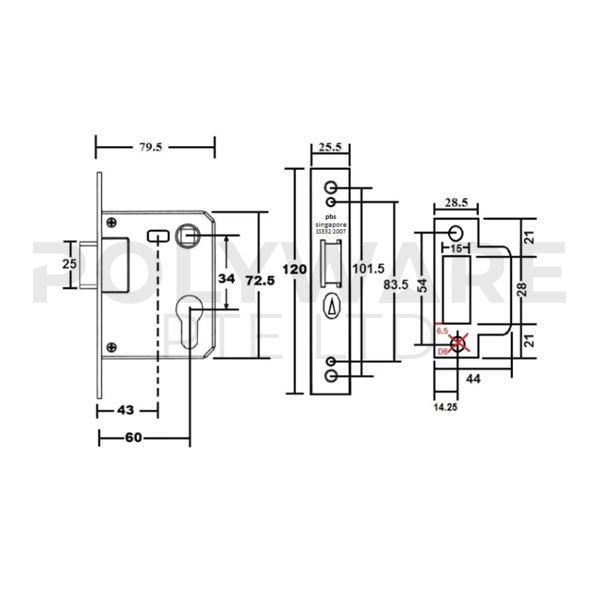 PBS 2332 Nightlatch - Image 2